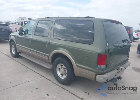 2001 Ford Excursion Limited из США, поврежденный, VIN 1FMNU42S41EB01056